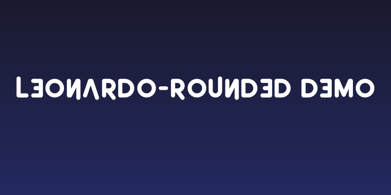 Leonardo-Rounded Demo Social Header
