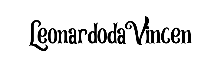 Leonardo da Vincen  Free Fonts Download