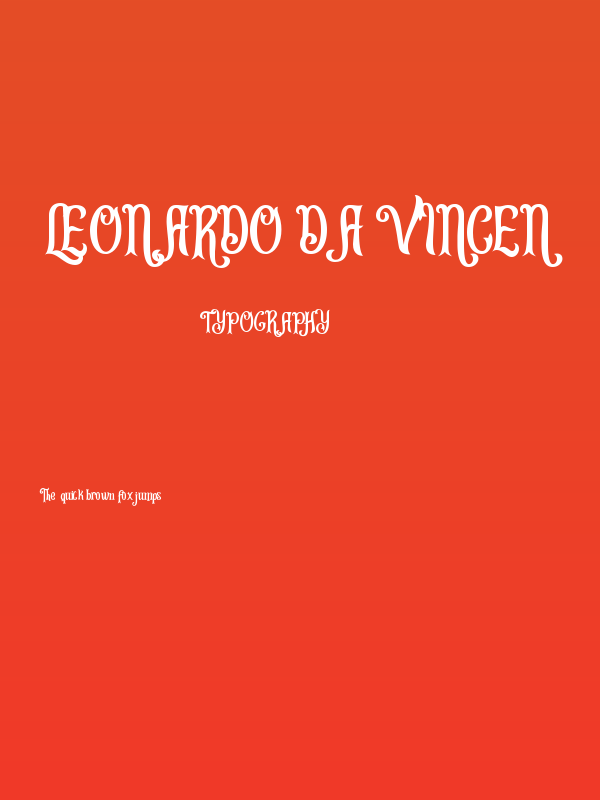 Leonardo da Vincen Poster