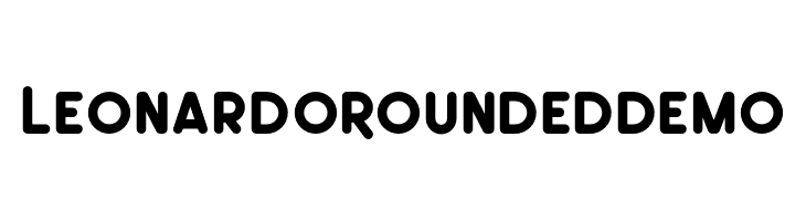 LeonardoRoundedDemo  baixar fontes gratis