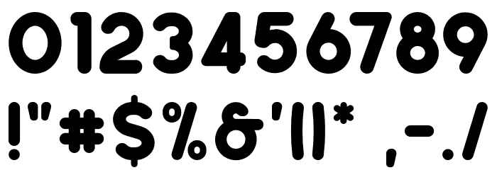 LeonardoRoundedDemo Font OTHER CHARS