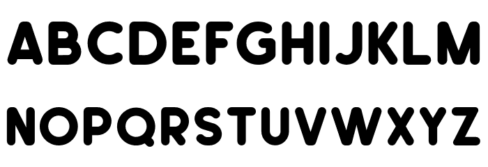 LeonardoRoundedDemo Font LOWERCASE