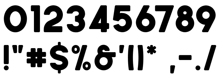 LeonardoSemiRoundedDemo Font OTHER CHARS