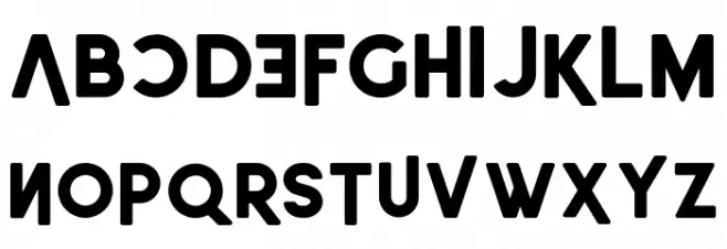 LeonardoSemiRoundedDemo フォント 大文字