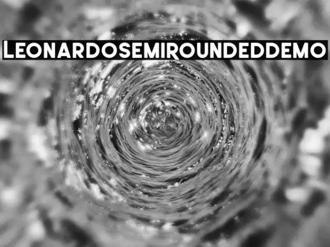 LeonardoSemiRoundedDemo Font examples