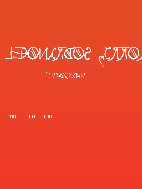 Leonardos mirrorwriting  Bold Poster