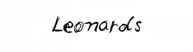 Leonards  Frei Schriftart Herunterladen
