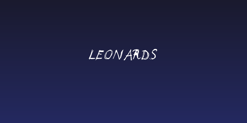 Leonards Social Header