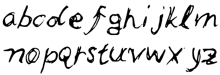 Leonards Font LOWERCASE