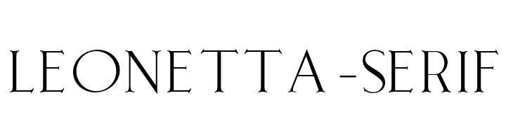 Leonetta-Serif  免费字体下载