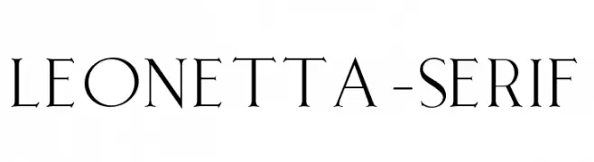 Leonetta-Serif  नि: शुल्क फ़ॉन्ट्स डाउनलोड