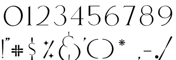 Leonetta-Serif Font OTHER CHARS