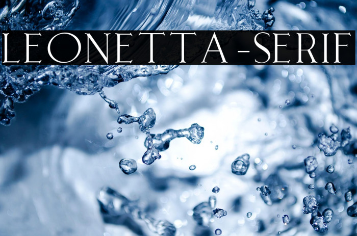 Leonetta-Serif Example 1