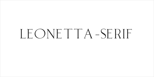 Leonetta-Serif Logo