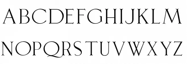 Leonetta-Serif Schriftart Kleinbuchstaben