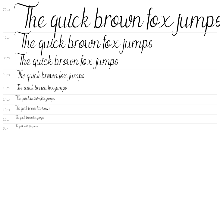 Leonita DEMO Italic Waterfall