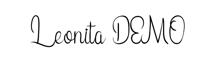 Leonita DEMO  नि: शुल्क फ़ॉन्ट्स डाउनलोड