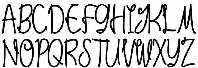 Leontine Font UPPERCASE