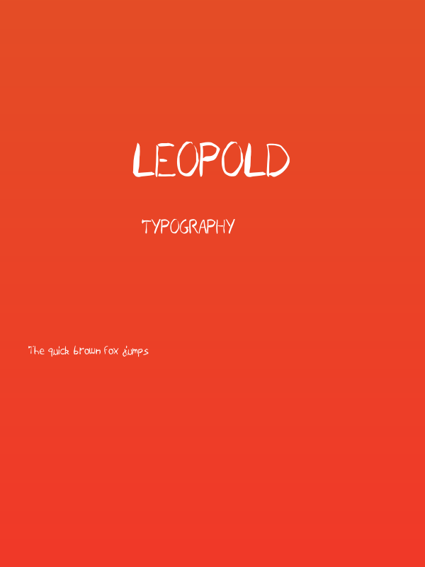 Leopold Poster