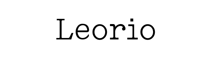 Leorio Font - FFonts.net