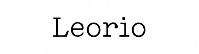 Leorio  Frei Schriftart Herunterladen