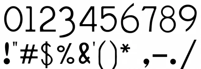 Leorio Font OTHER CHARS