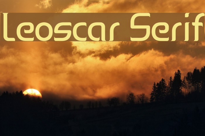 Leoscar Serif Example 3