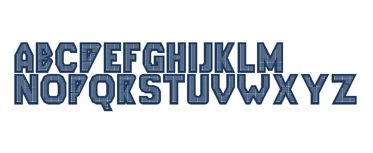 Lephnia Display Caps Regular Lowercase