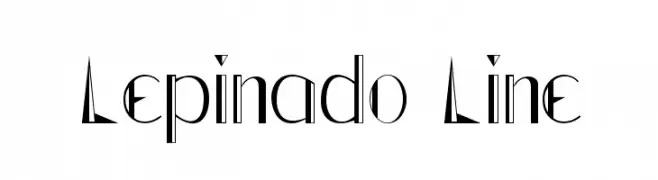 Lepinado Line  フリーフォントのダウンロード