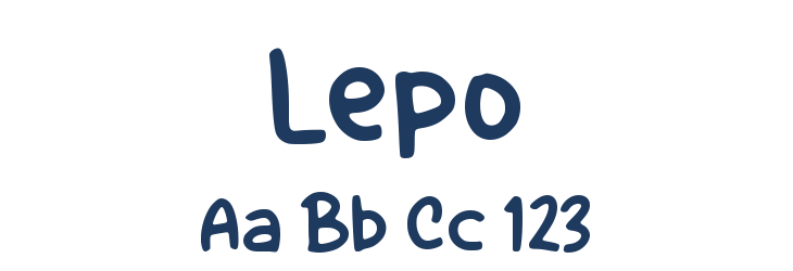 Lepo Font Preview