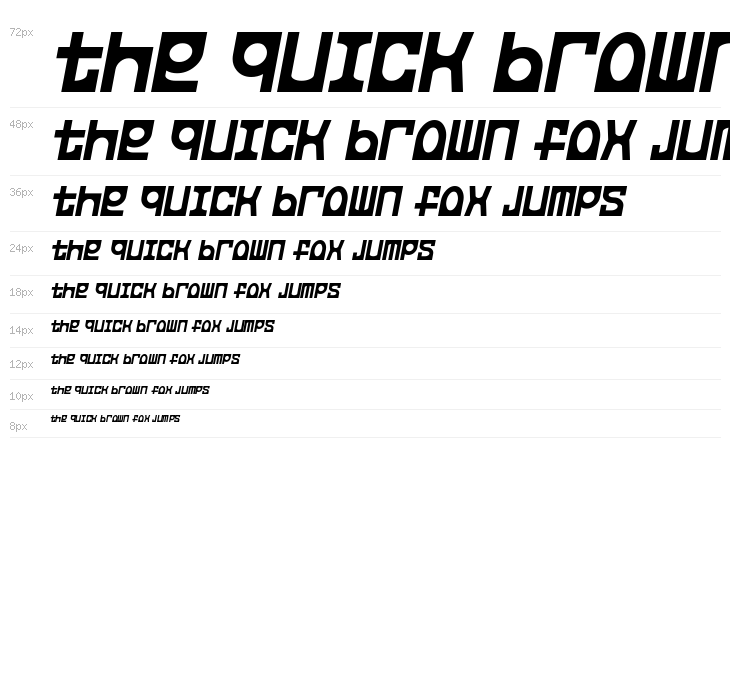 Leporid Italic Waterfall