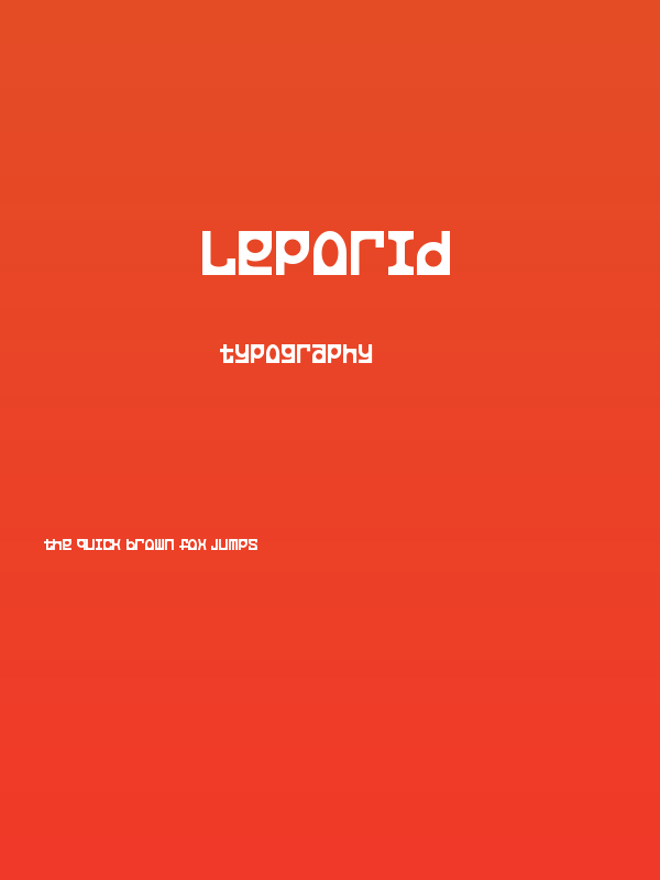 Leporid Poster