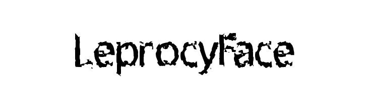 LeprocyFace  font caratteri gratis