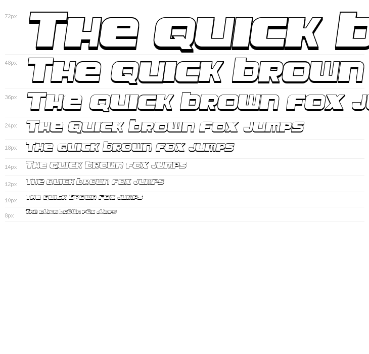 Leprosy 3D Italic Waterfall