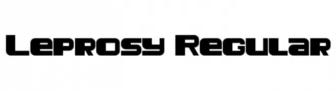 Leprosy Regular  font caratteri gratis