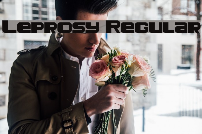 Leprosy Regular Font examples