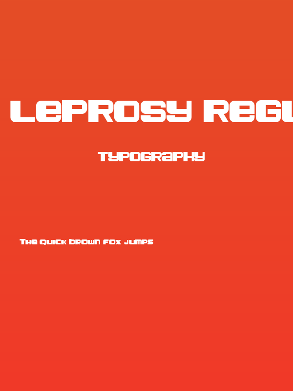 Leprosy Regular Poster