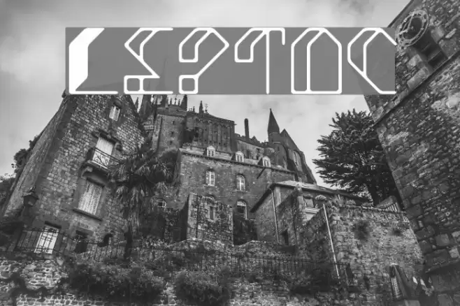 Leptoc Font examples