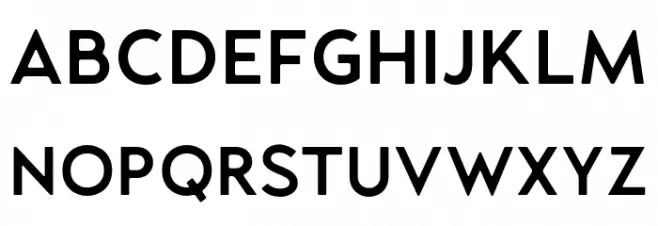 LequireDEMO Schriftart Groß