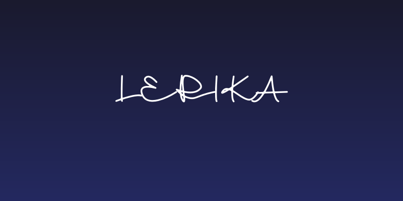 Lerika Social Header