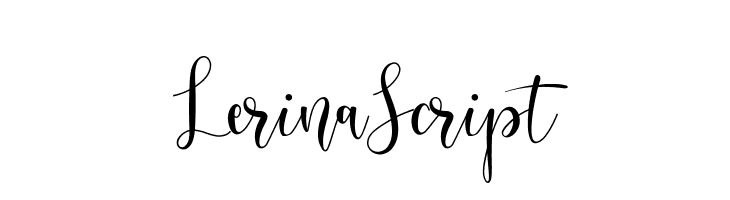 LerinaScript  font caratteri gratis
