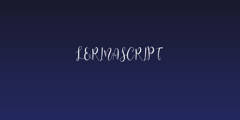 LerinaScript Social Header