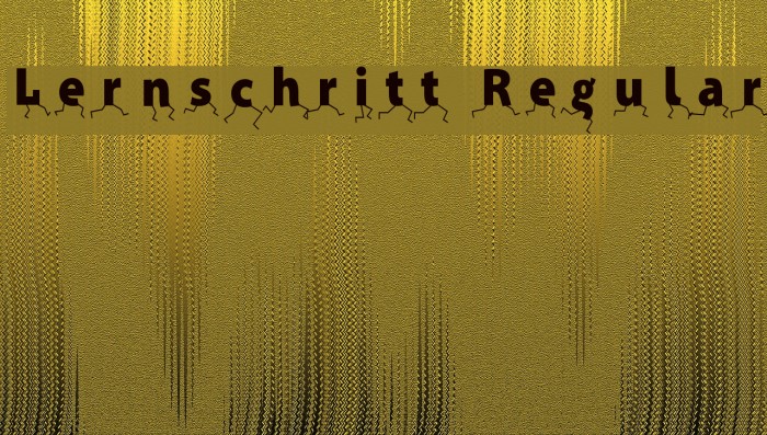 Lernschritt Regular Font examples
