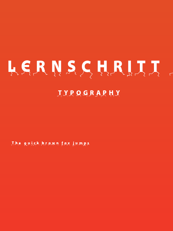 Lernschritt Regular Poster