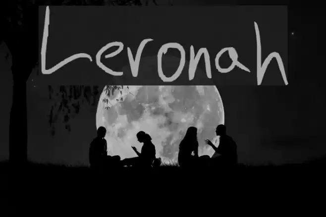 Leronah Font examples