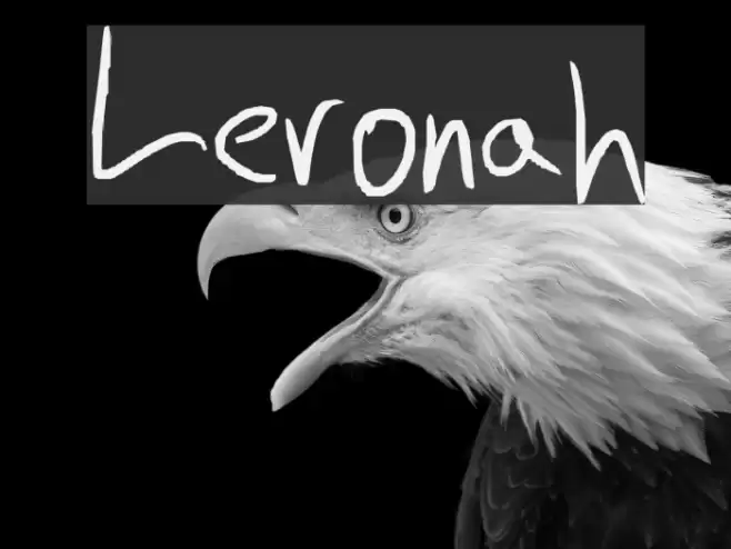 Leronah Font examples