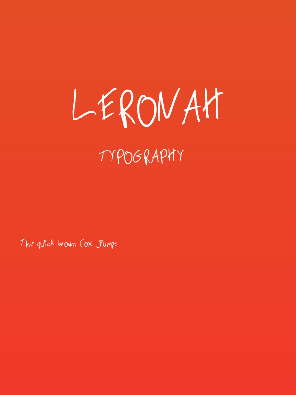 Leronah Poster