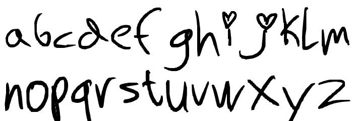Leronah Font LOWERCASE