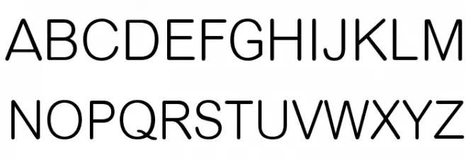 LeroyLetteringLightBETA01 Font UPPERCASE