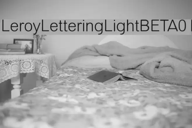 LeroyLetteringLightBETA01 Font examples